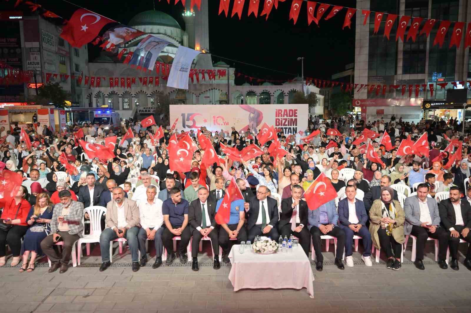 15 Temmuz darbe girişimi 10’uncu yılında Esenyurt’ta unutulmadı
