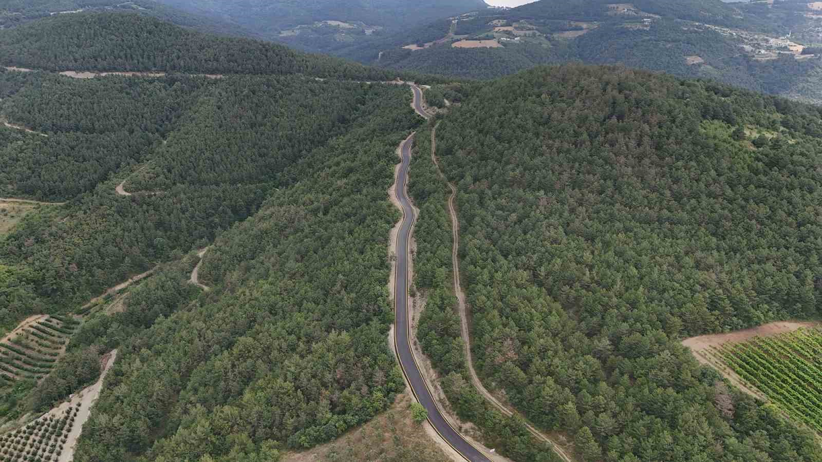 20 dakikalık mesafeyi 6 dakikaya indiren yol hizmete açıldı
