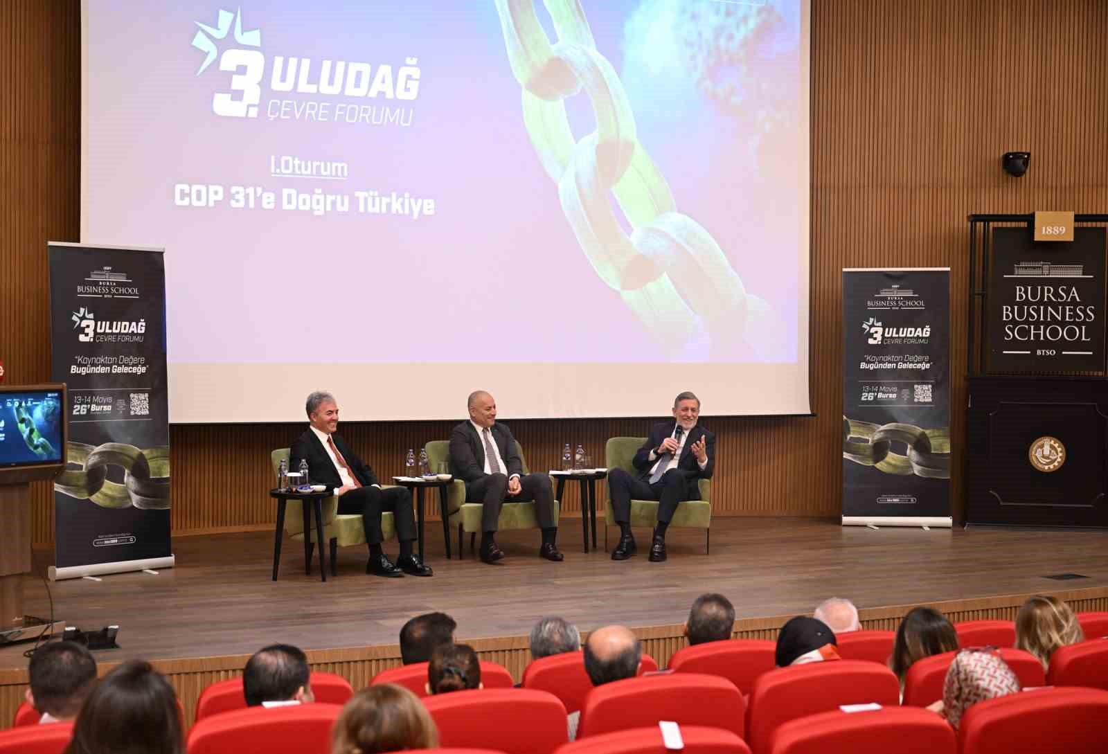 3. Uludağ Çevre Forumu Bursa Business School’da başladı

