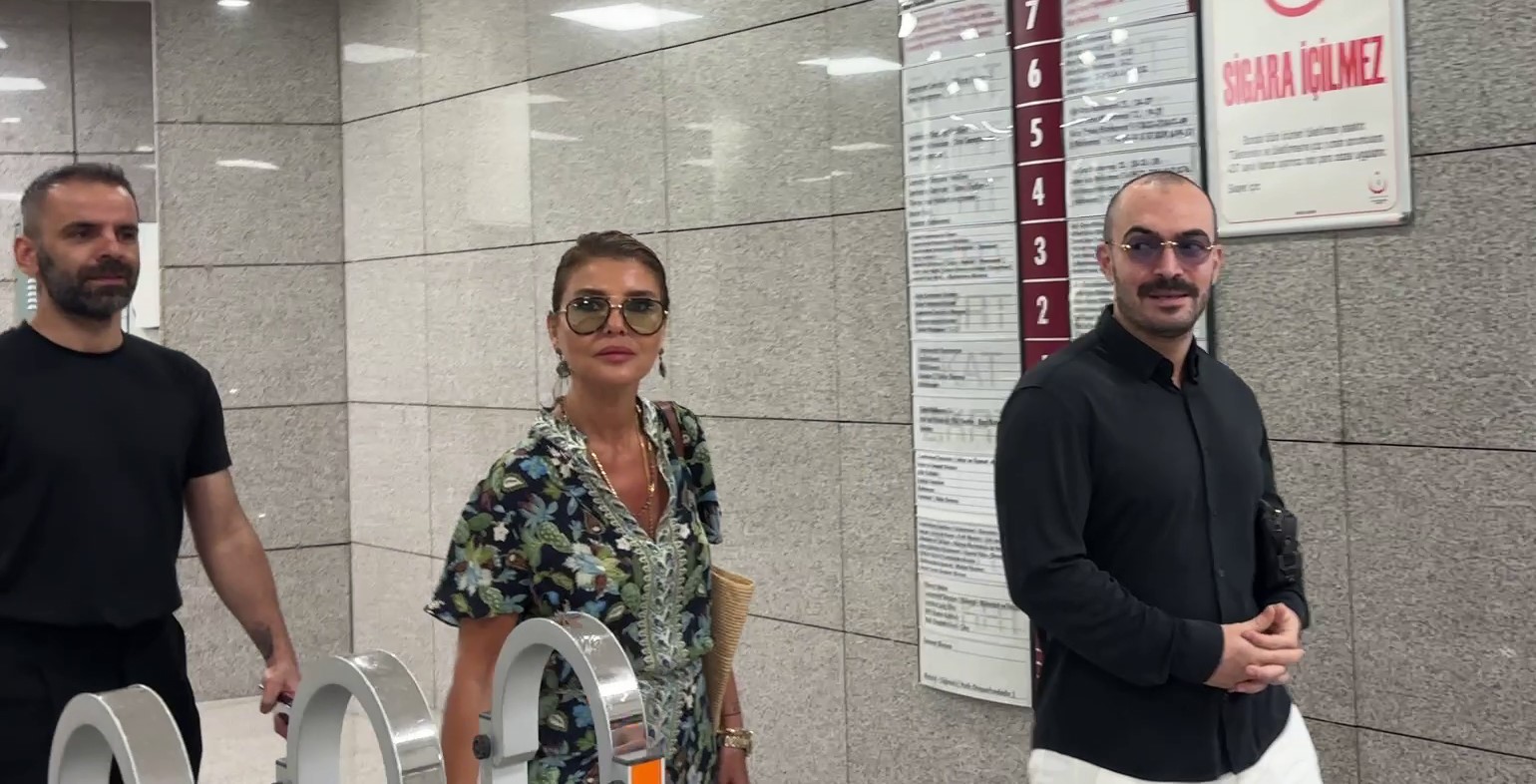 Ahbap soruşturmasında Gülben Ergen adliyeye geldi
