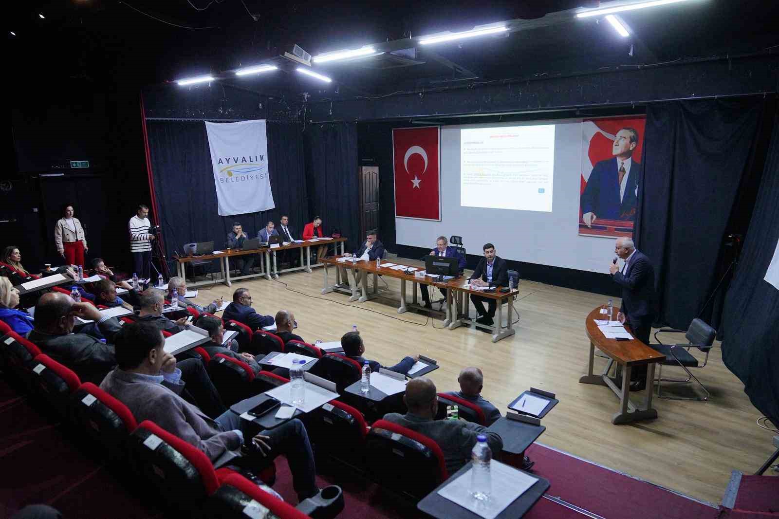 Ayvalık Belediye Meclisi Mayıs Ayı toplantısını yaptı
