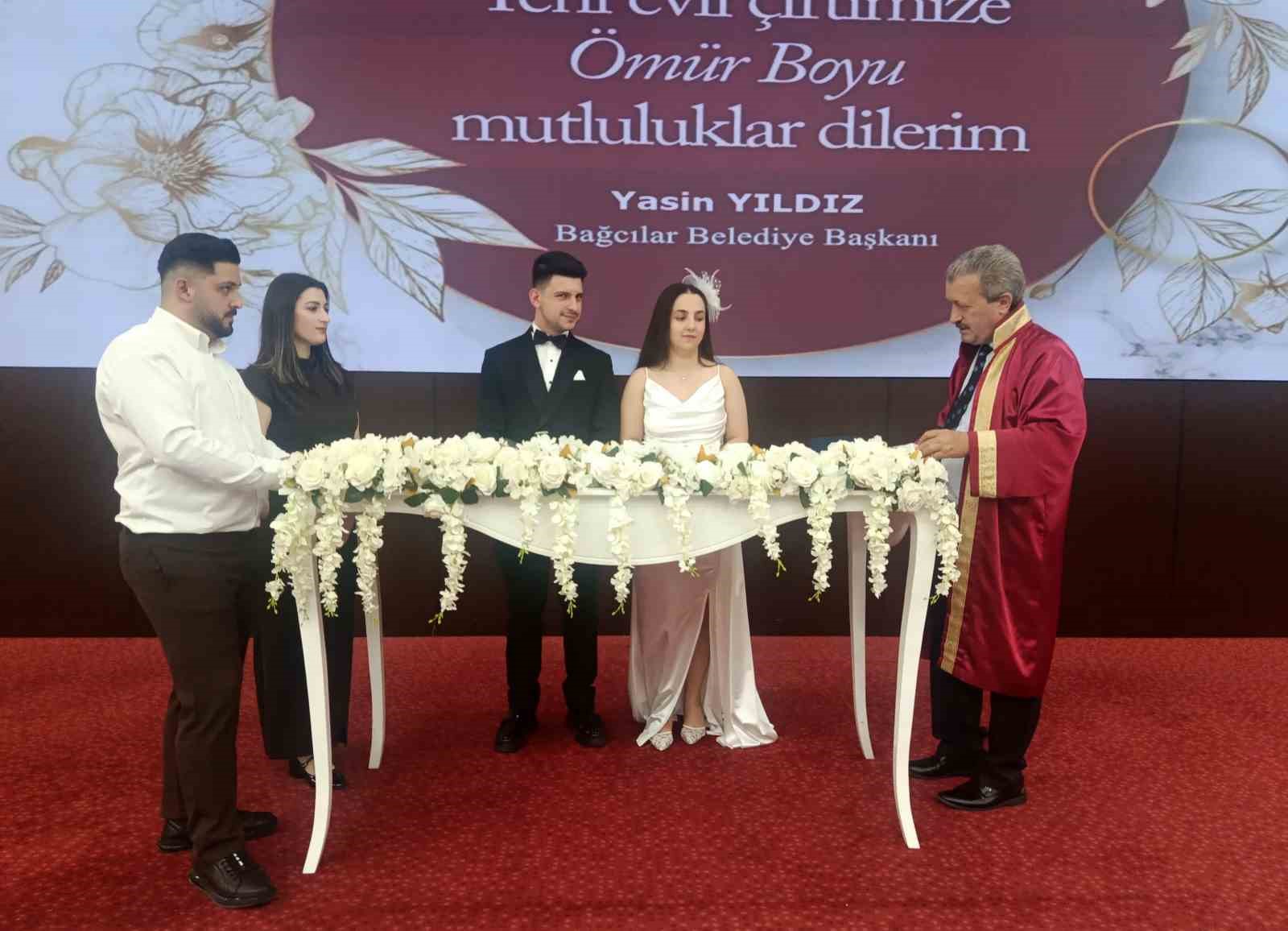 Bağcılar’da nikah salonlarında 06.06.2026 yoğunluğu
