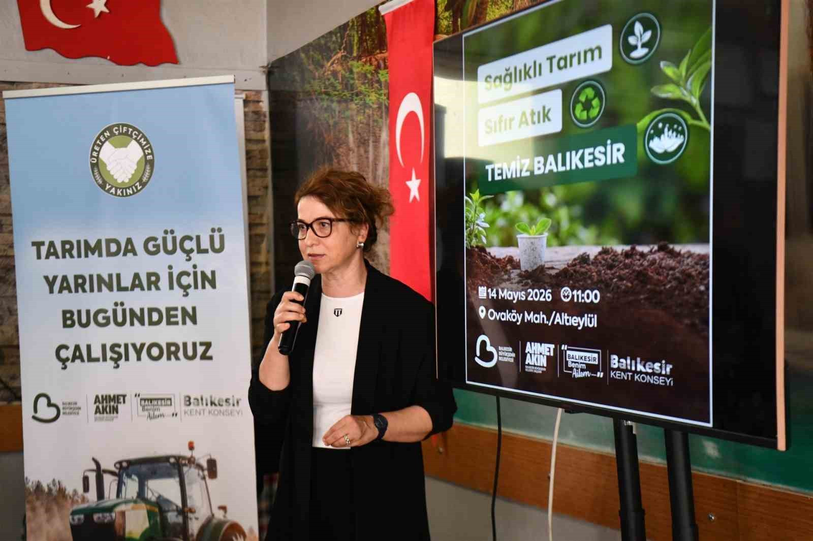 Balıkesir Büyükşehir’den çiftçiye eğitim, doğaya nefes
