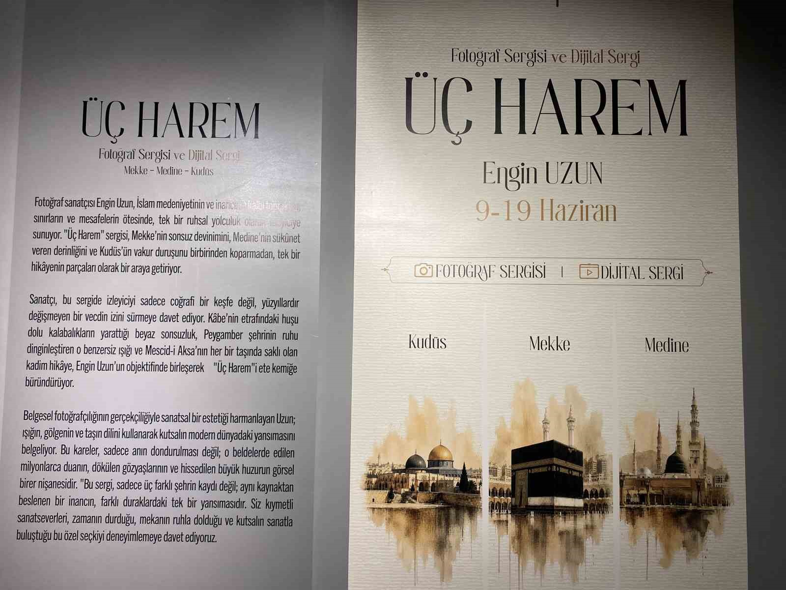 Başakşehir’de ‘Üç Harem: Mekke Medine Kudüs’ sergisi sanatseverlerle buluştu
