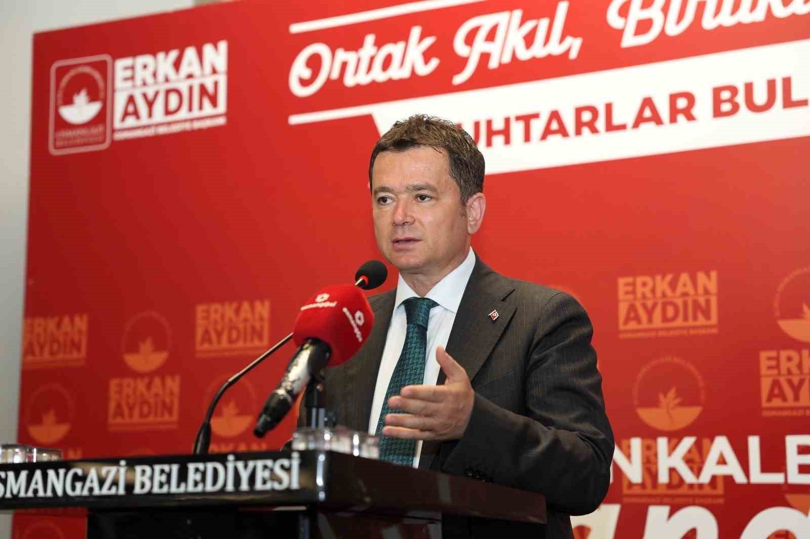 Başkan Aydın muhtarlarla ortak akıl buluşmasında bir araya geldi
