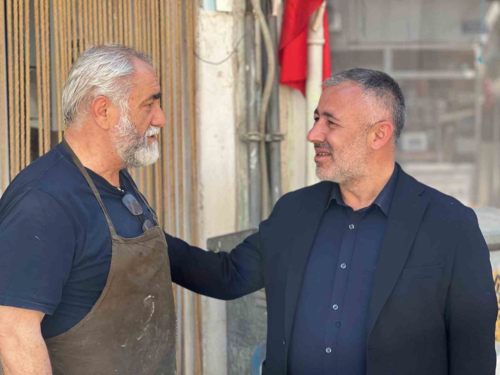 Başkan Yıldırım esnafla buluştu
