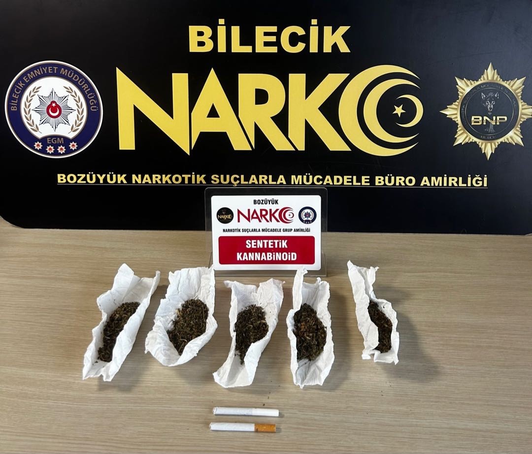 Bilecik’te bir şahsın üzerinde bonzai ele geçirildi
