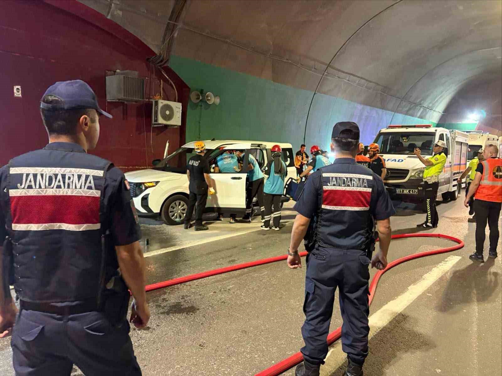 Bilecik’te gerçeğini aratmayan tünel tatbikatı
