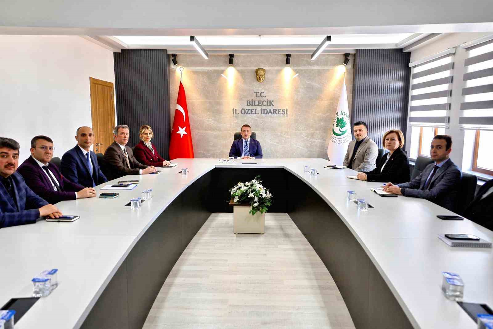 Bilecik’te İl Özel İdaresi çalışmaları değerlendirildi
