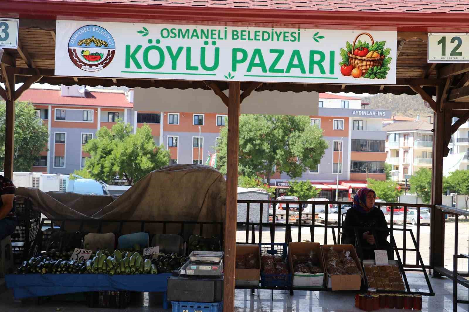 Bilecik’te köylü pazarı hizmete açıldı
