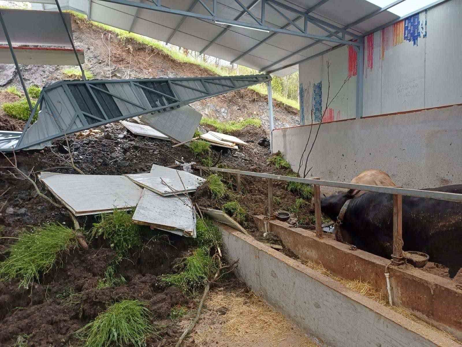 Bilecik’te toprak kayması
