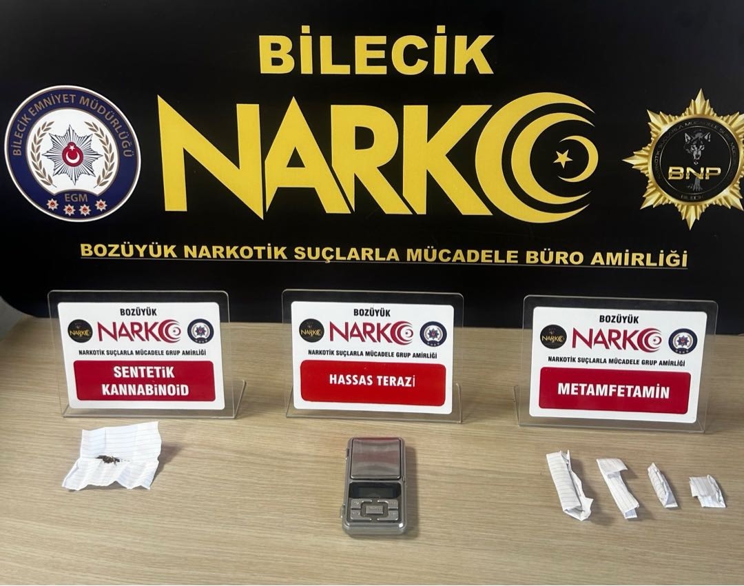 Bilecik’te uyuşturucu operasyonu
