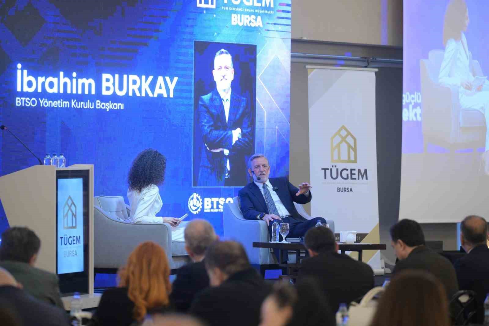 BTSO Yönetim Kurulu Başkanı Burkay TÜGEM Bursa üyeleriyle buluştu
