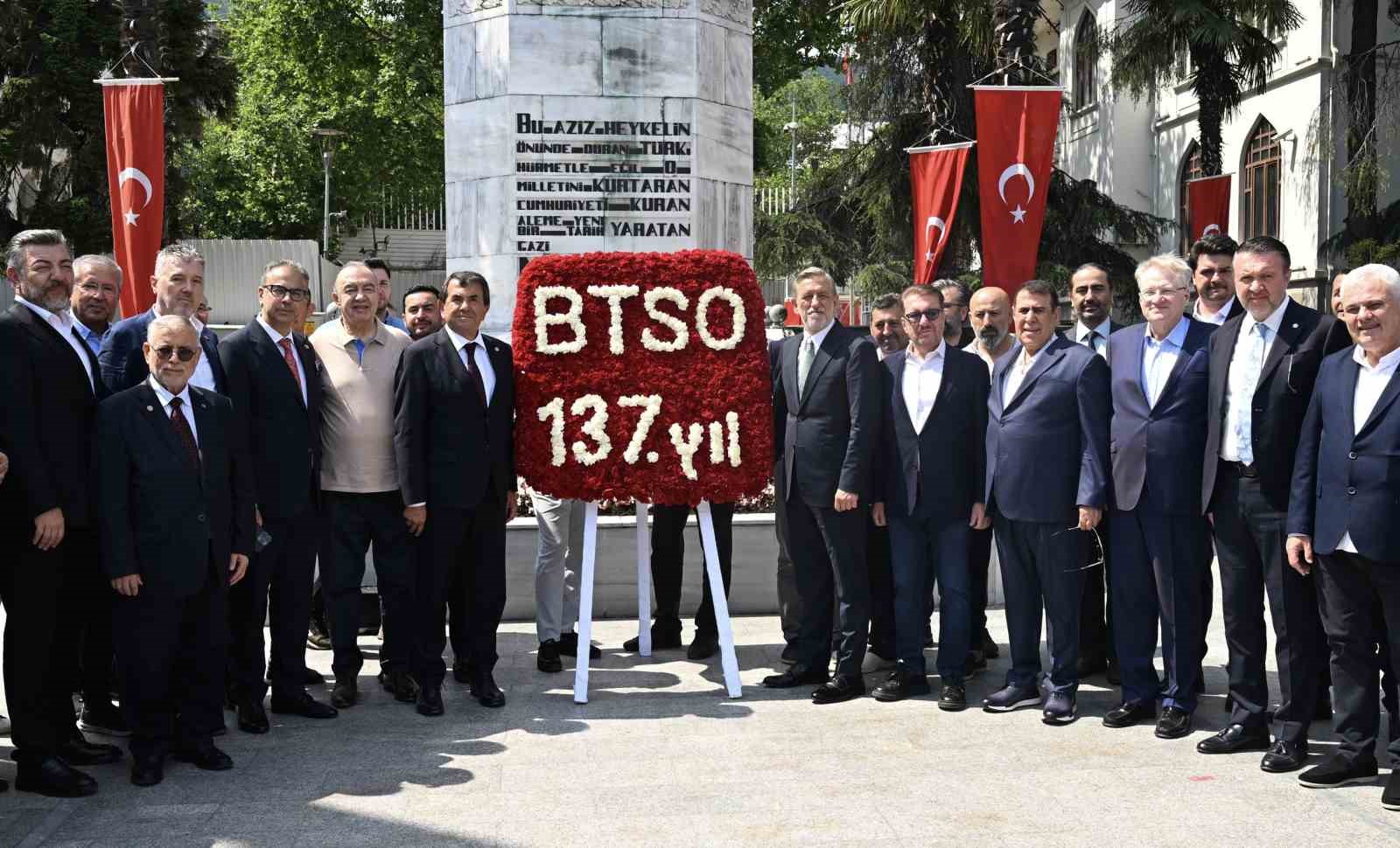 Bursa iş dünyasının çatı kuruluşu BTSO 137 yaşında
