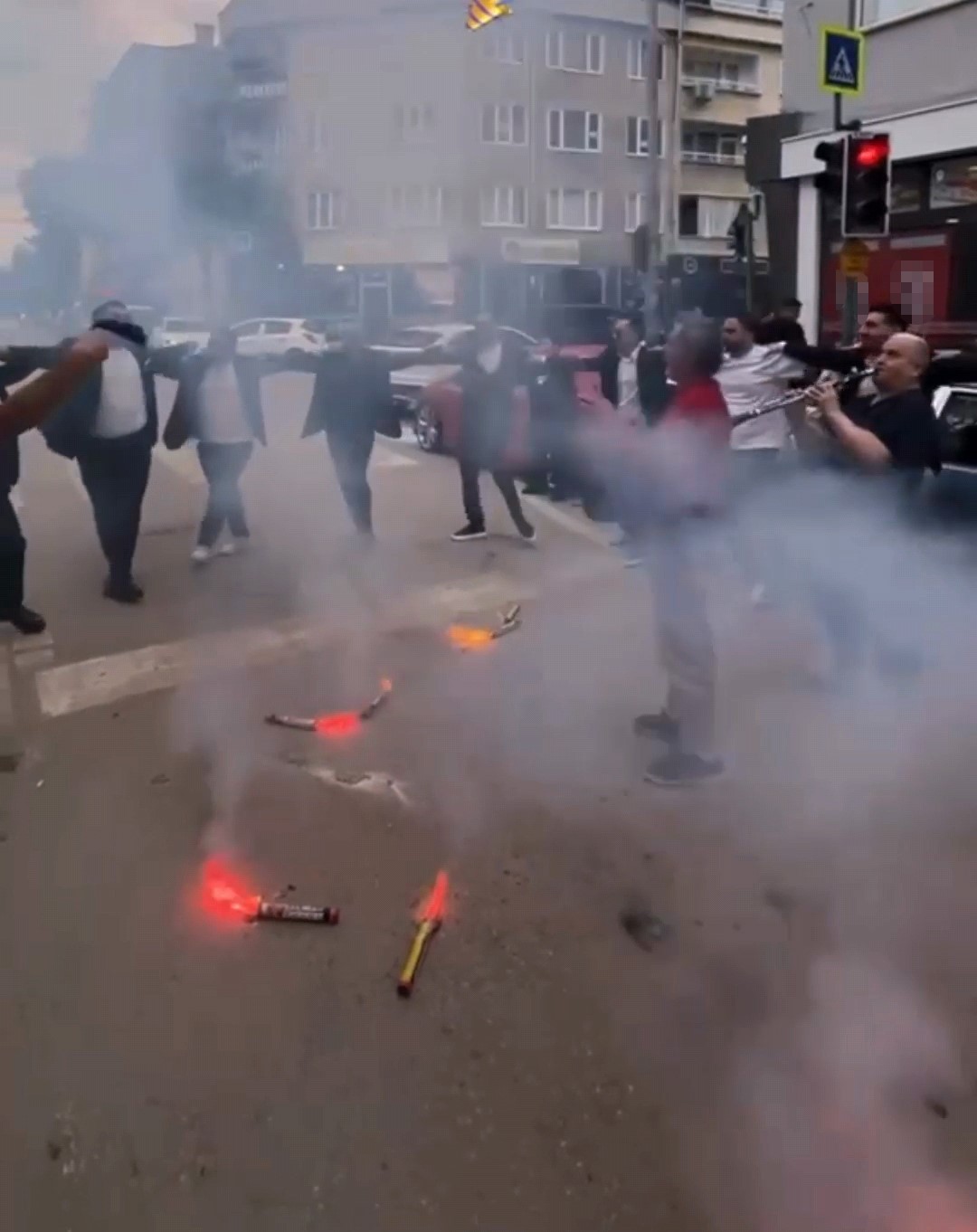 Bursa’da düğün magandası kamerada
