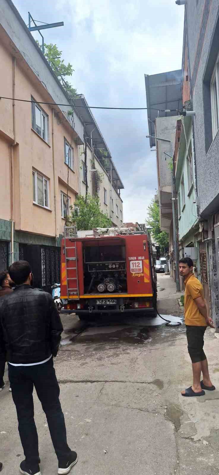 Bursa’da korkutan yangın
