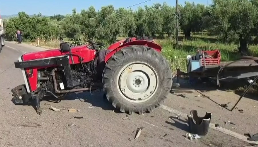 Bursa’da traktör kazası: 2 yaralı
