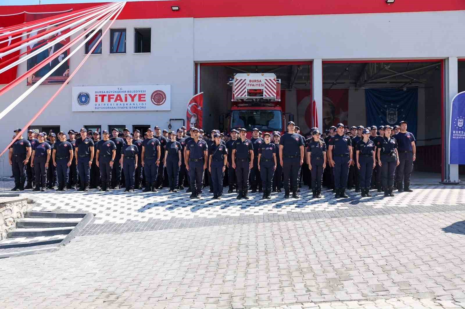 Büyükorhan’a tam donanımlı itfaiye binası
