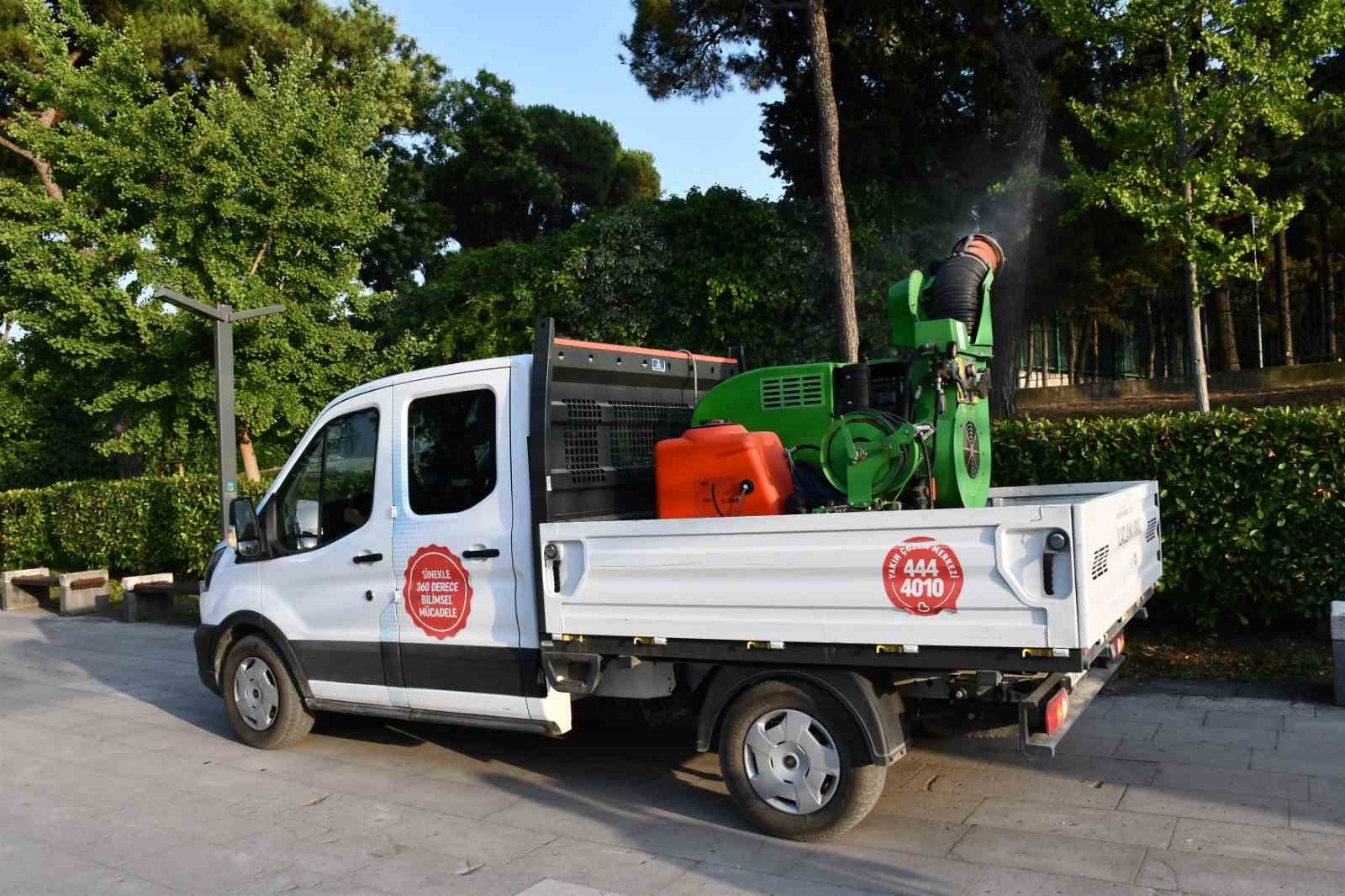 Büyükşehir ilaçlama ekipleri 7/24 sahada
