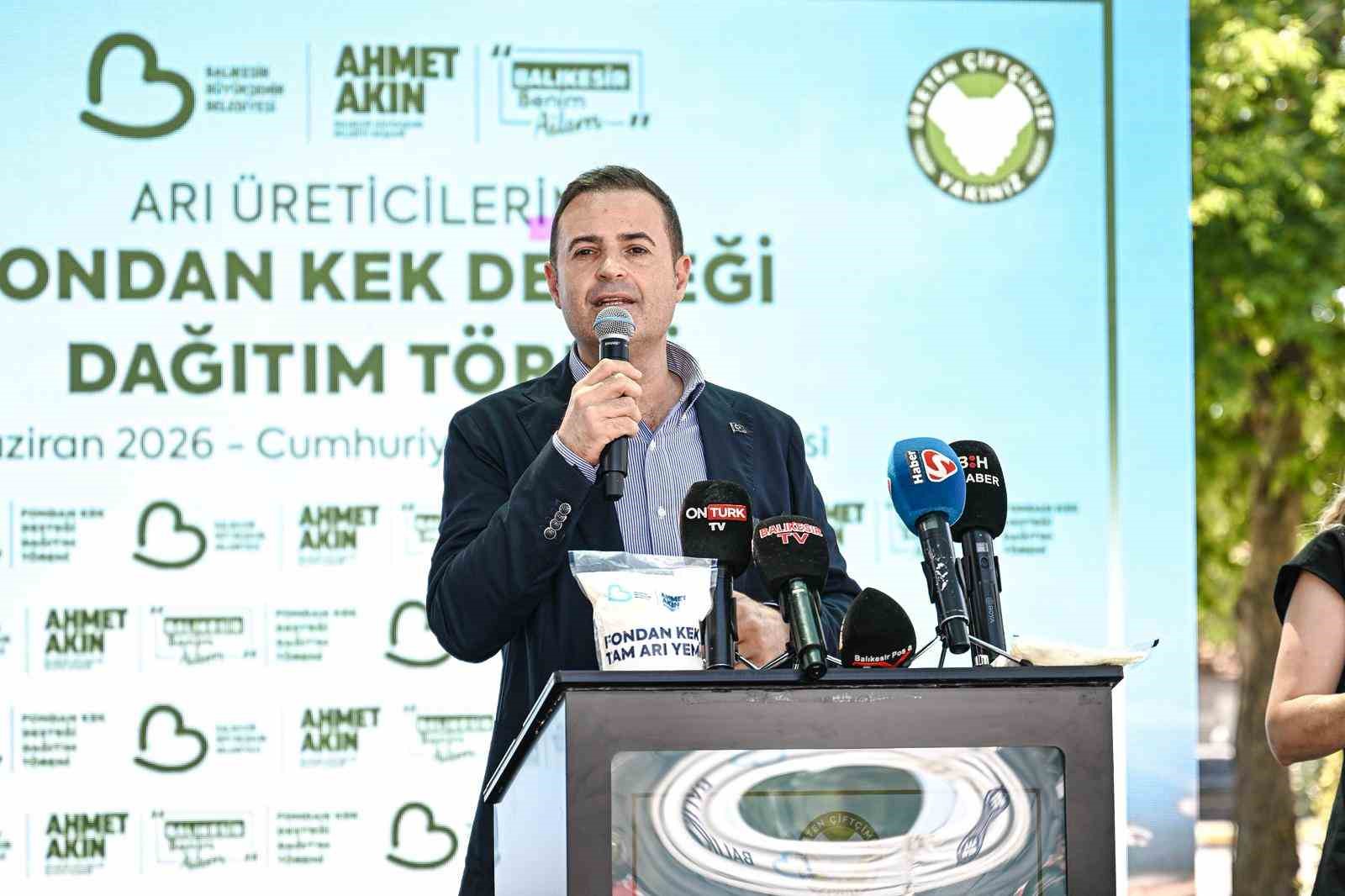 Büyükşehirden arıcılara yüzde 100 Hibeli Fondan kek desteği

