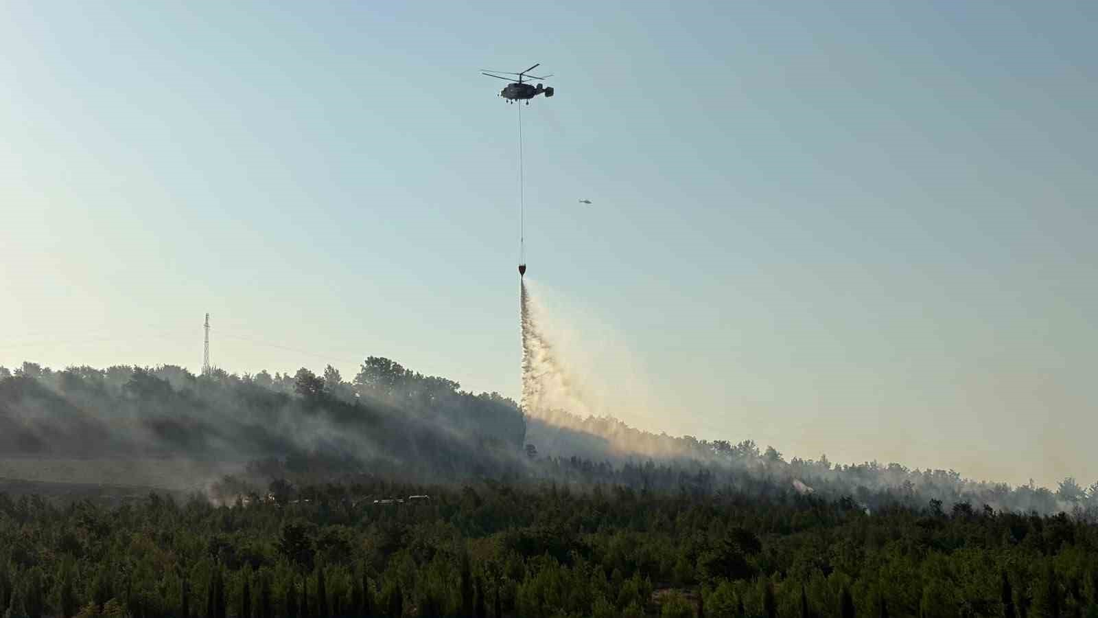 Çanakkale Valiliği açıkladı: Yerleşim yerlerini tehdit eden bir durum yok
