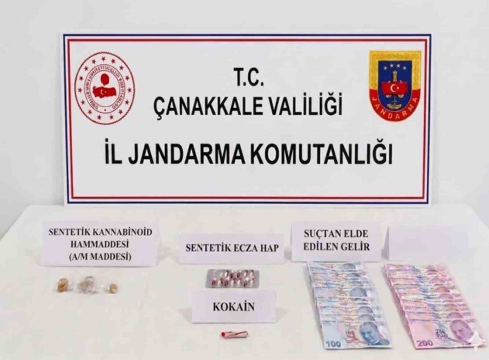 Çanakkale’de uyuşturucu operasyonu: 3 şüpheli tutuklandı
