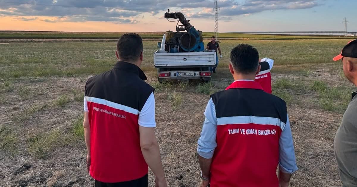 Çekirge üreme alanları ilaçlandı
