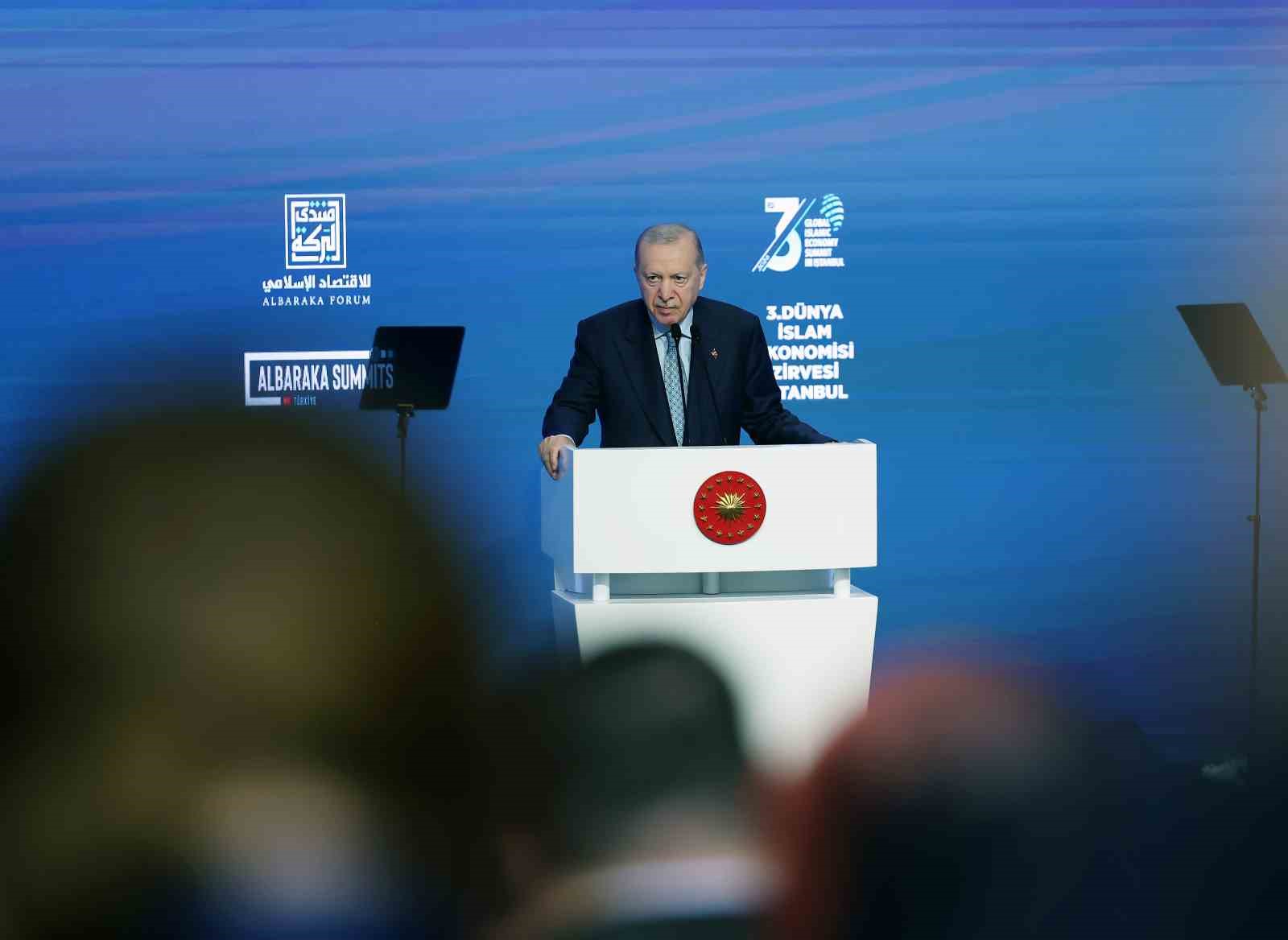 Cumhurbaşkanı Erdoğan: "Bereket, kapitalist ekonomi teorileriyle anlaşılması mümkün olmayan bir mefhumdur"
