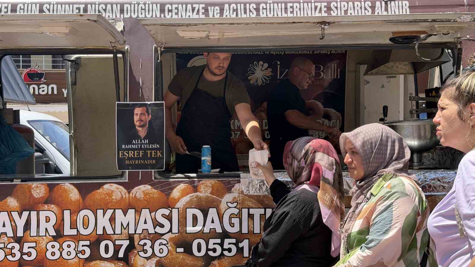 Dizide ölen karakter için lokma döktürdüler
