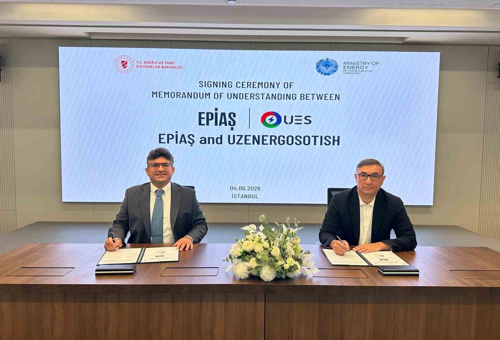 EPİAŞ ve Uzenergosotish JSC, enerji piyasalarının geliştirilmesi için mutabakat belgesi imzaladı
