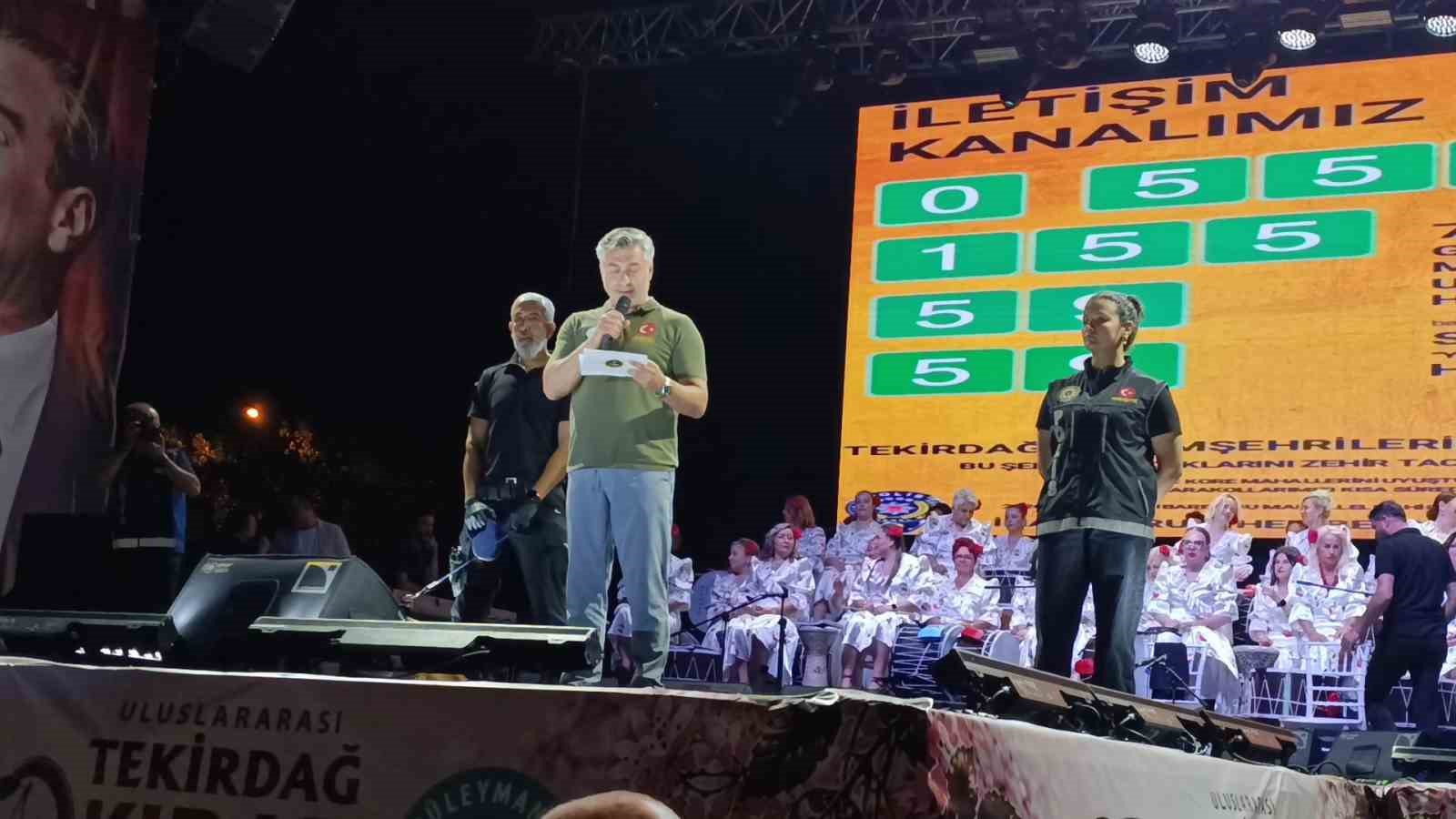 Festival gecesinde NARVAS ve UYUMA uygulamaları tanıtıldı
