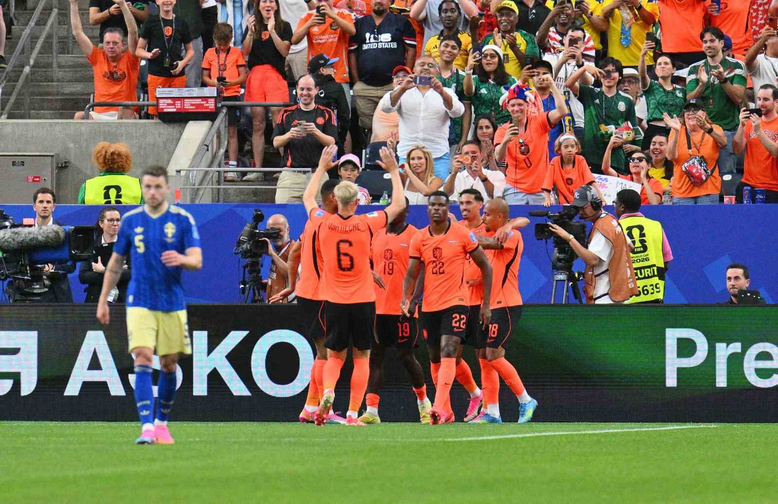 FIFA 2026 Dünya Kupası: Hollanda: 5 - İsveç: 1
