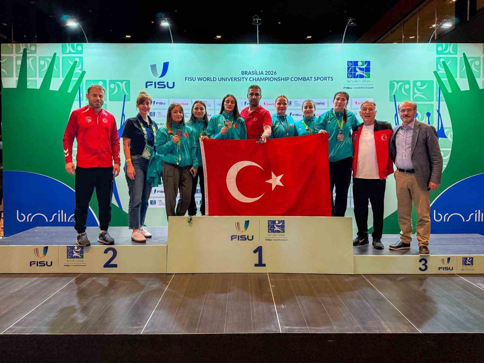 FISU Dünya Üniversiteler Güreş Şampiyonası’nda kadın millilerden 3 altın, 1 gümüş madalya
