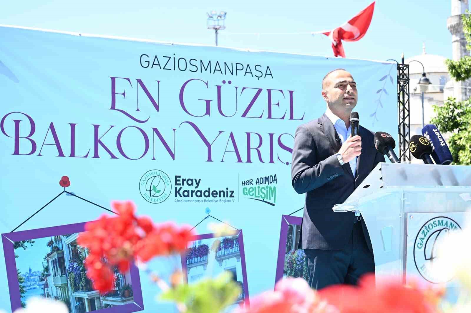 Gaziosmanpaşa’nın en güzel balkonları ödüllendirildi
