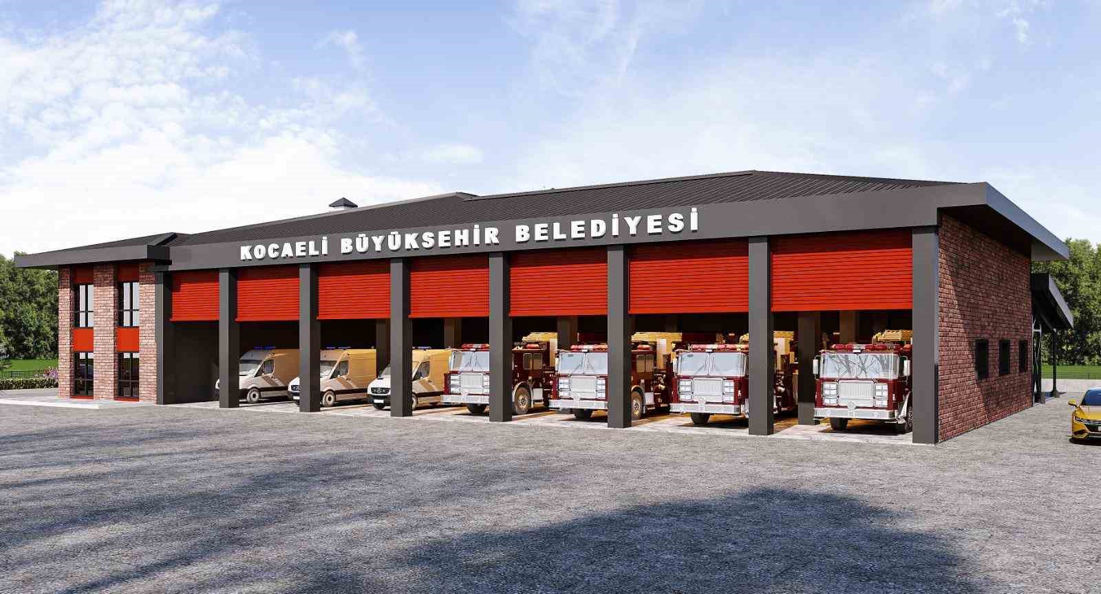 Gebze Yeni İtfaiye Hizmet Binası’nın inşası sürüyor
