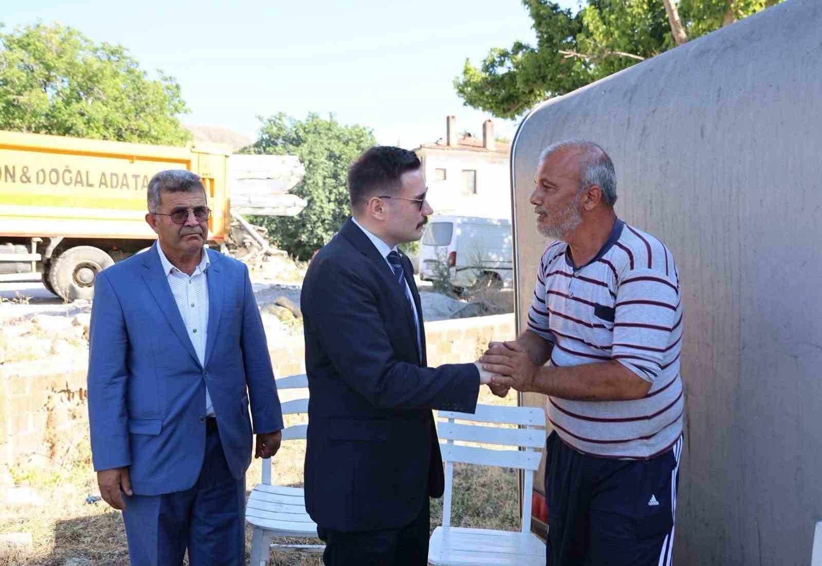 Gökçeada’da gönül kapıları çalındı, dualar alındı
