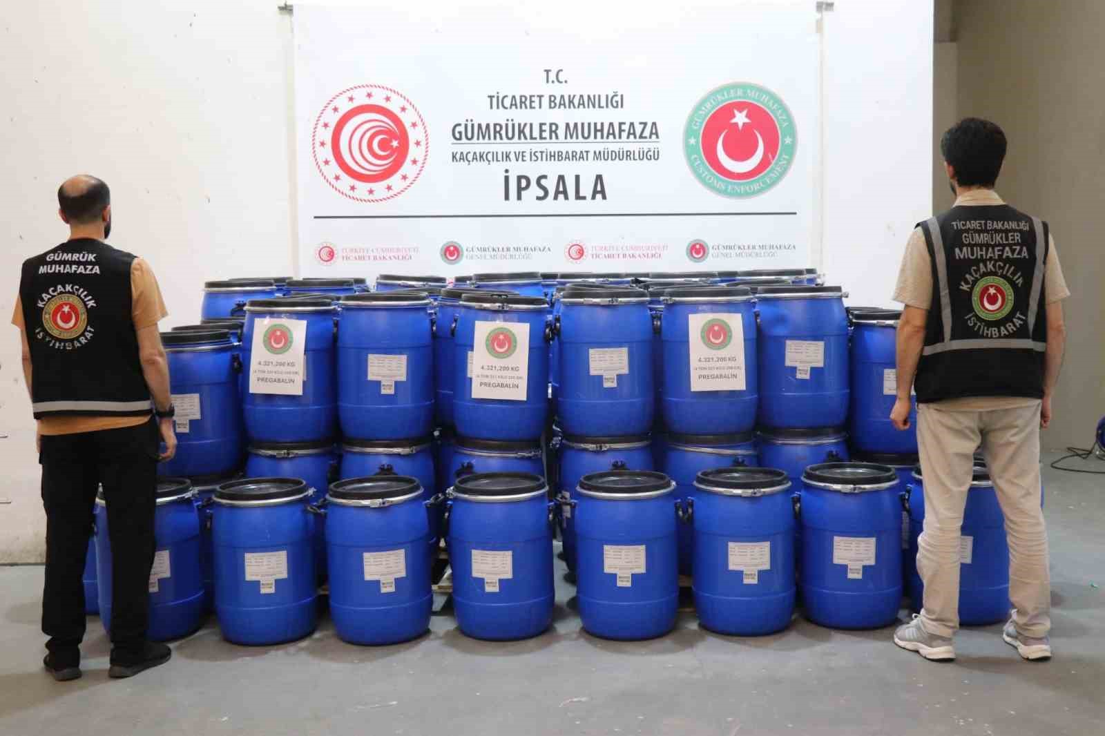İpsala Gümrük Kapısı’nda 4 ton 321 kilo uyuşturucu ele geçirildi
