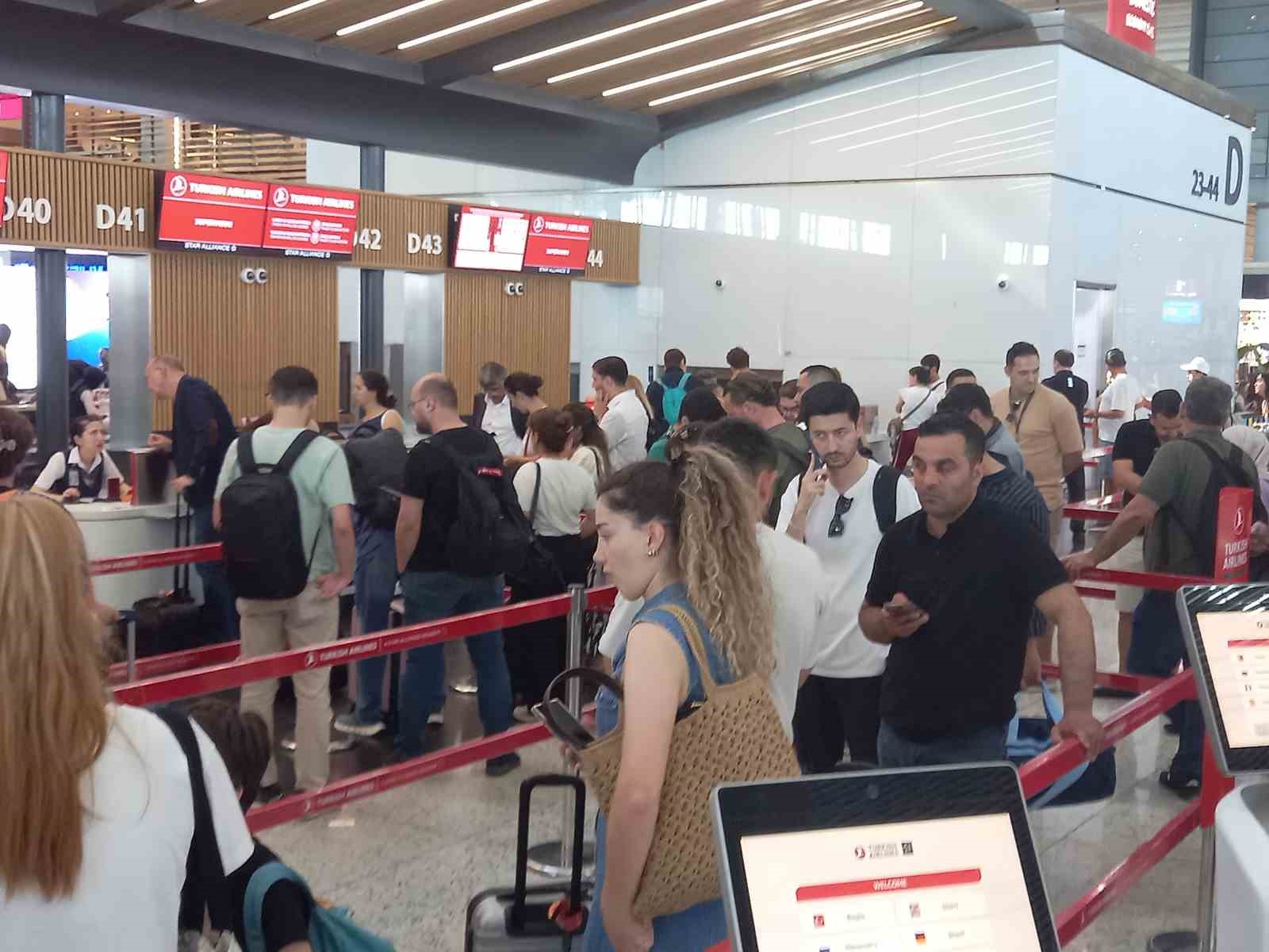 İstanbul Havalimanı’nda yaz tatili yoğunluğu
