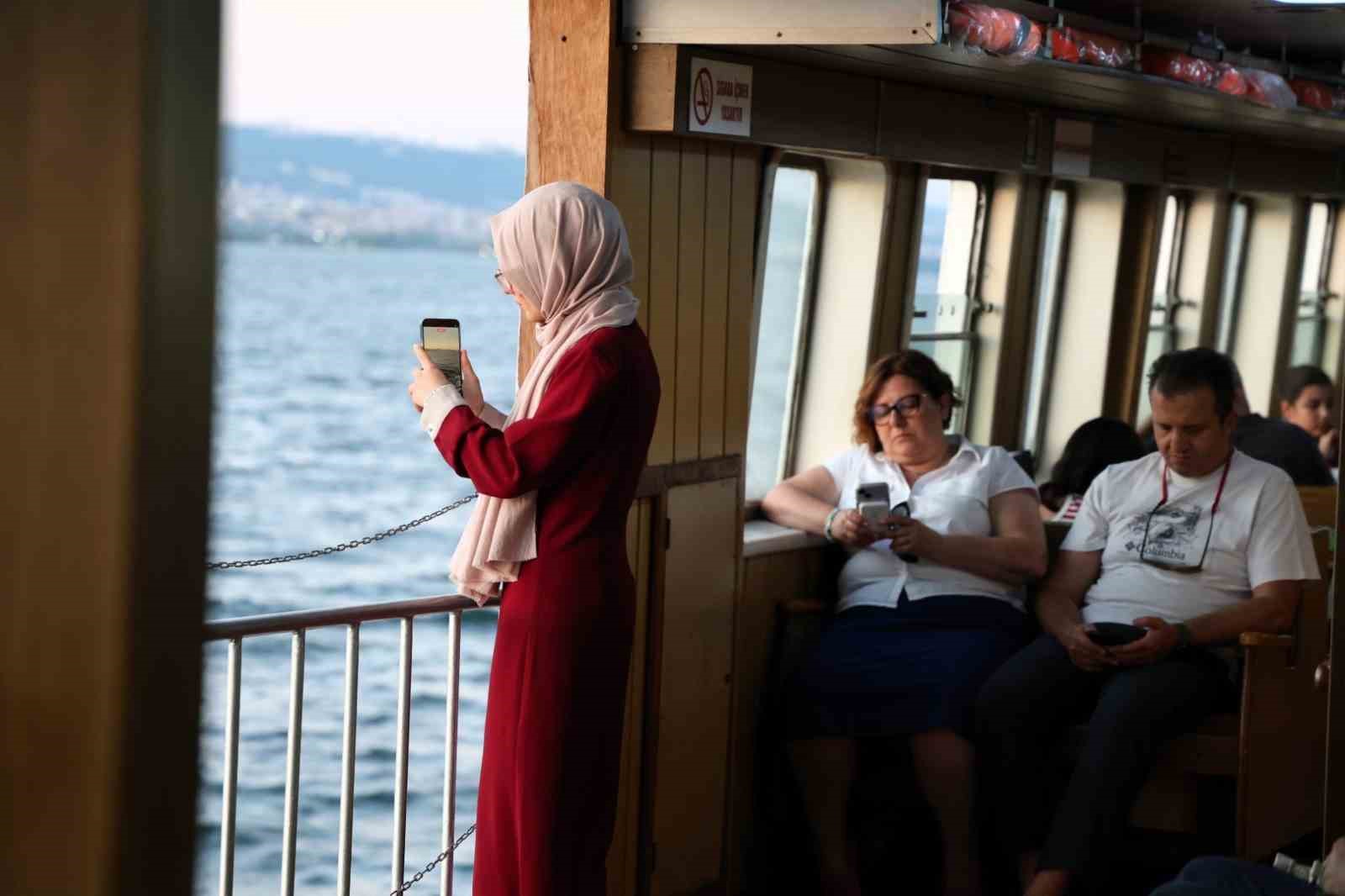İzmit Körfezi’nde vapur keyfi
