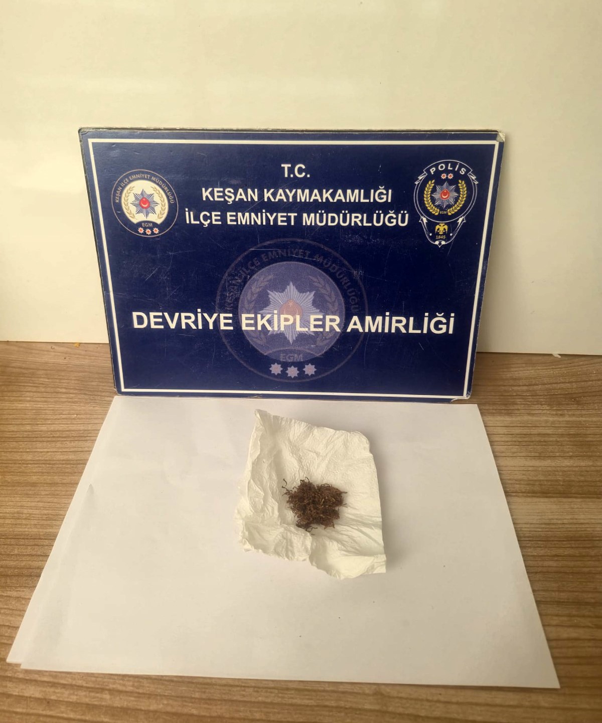 Keşan’da uyuşturucu ele geçirildi
