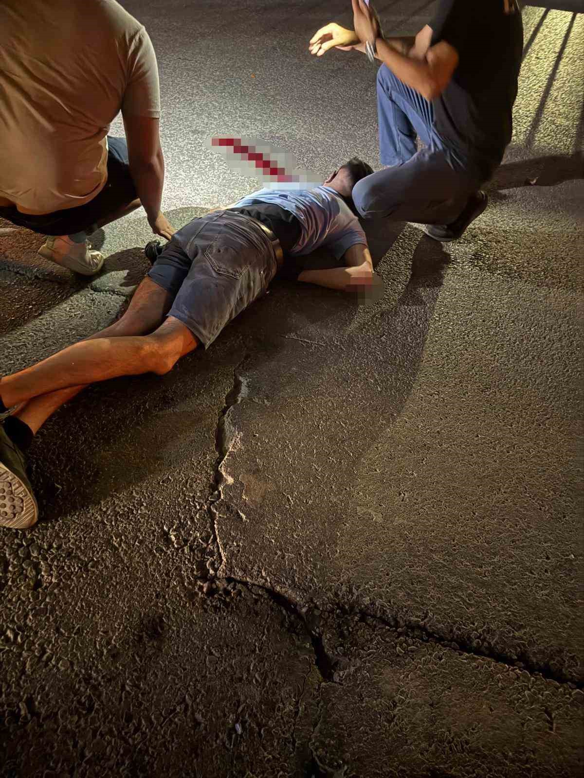 Kocaeli’de yayaya motosiklet çarptı: 2 ağır yaralı
