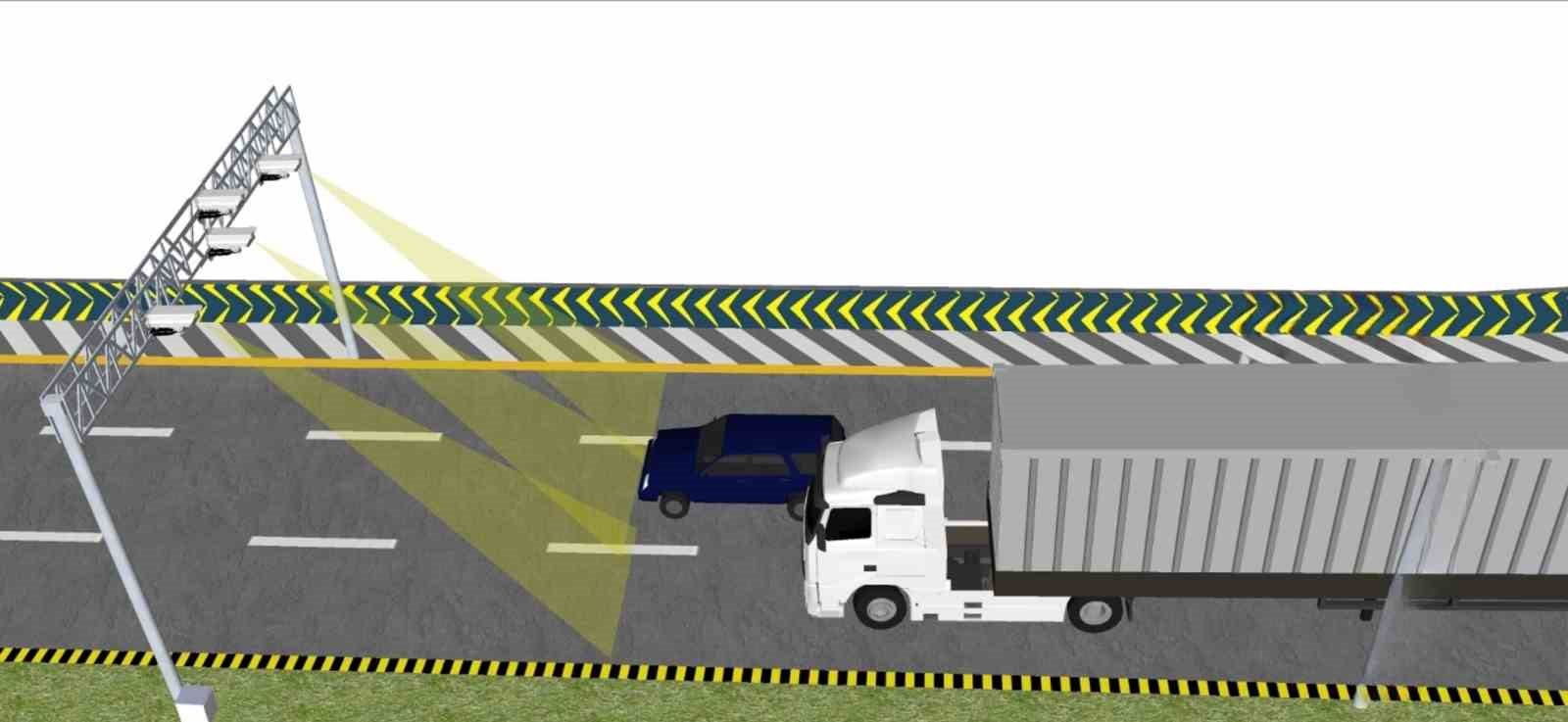 Kocaeli’deki 4 ana arterde kamyon ve tır trafiği 7/24 elektronik olarak izlenecek

