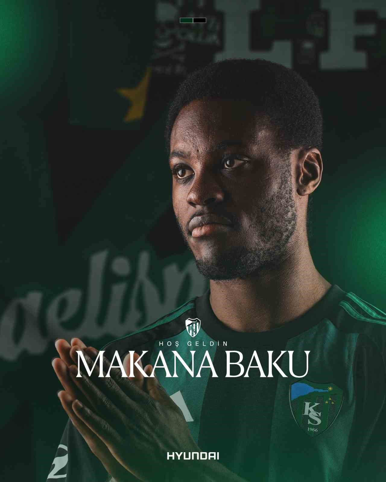 Kocaelispor, Makana Baku’yu kadrosuna kattı
