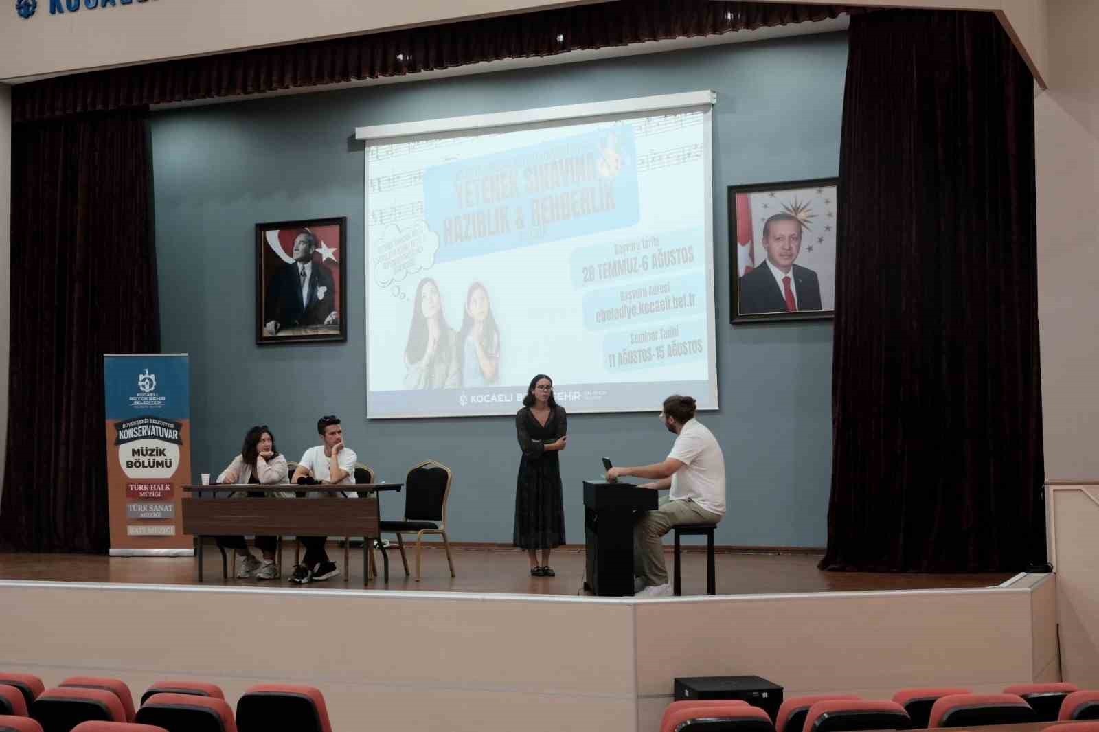 Konservatuvar adaylarına rehberlik desteği
