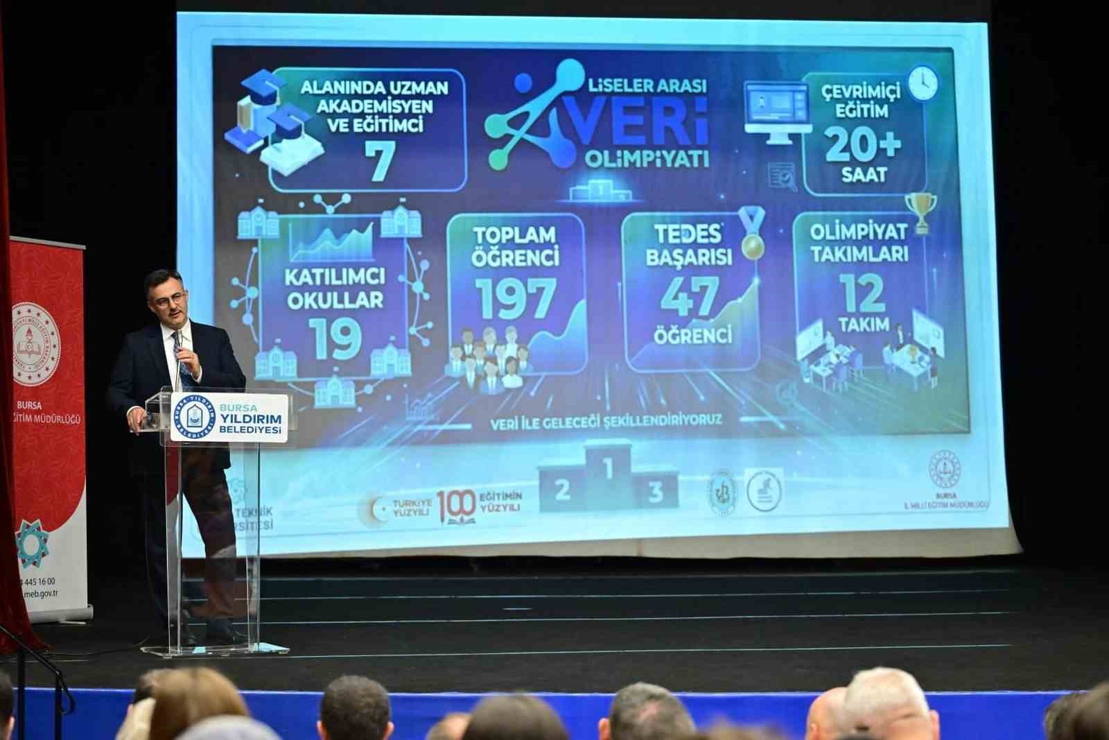 Liselerarası Veri Olimpiyatı’nın ödül töreni gerçekleştirildi
