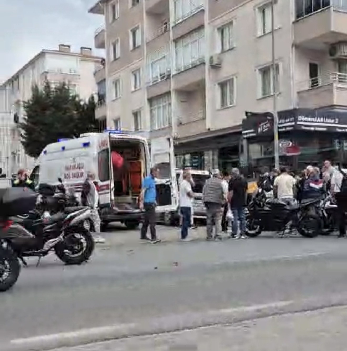 Lüleburgaz’da motosikletin çarptığı yaya yaralandı
