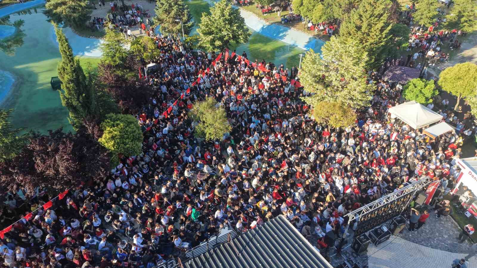 Milli maç heyecanı Edirne’de yaşandı
