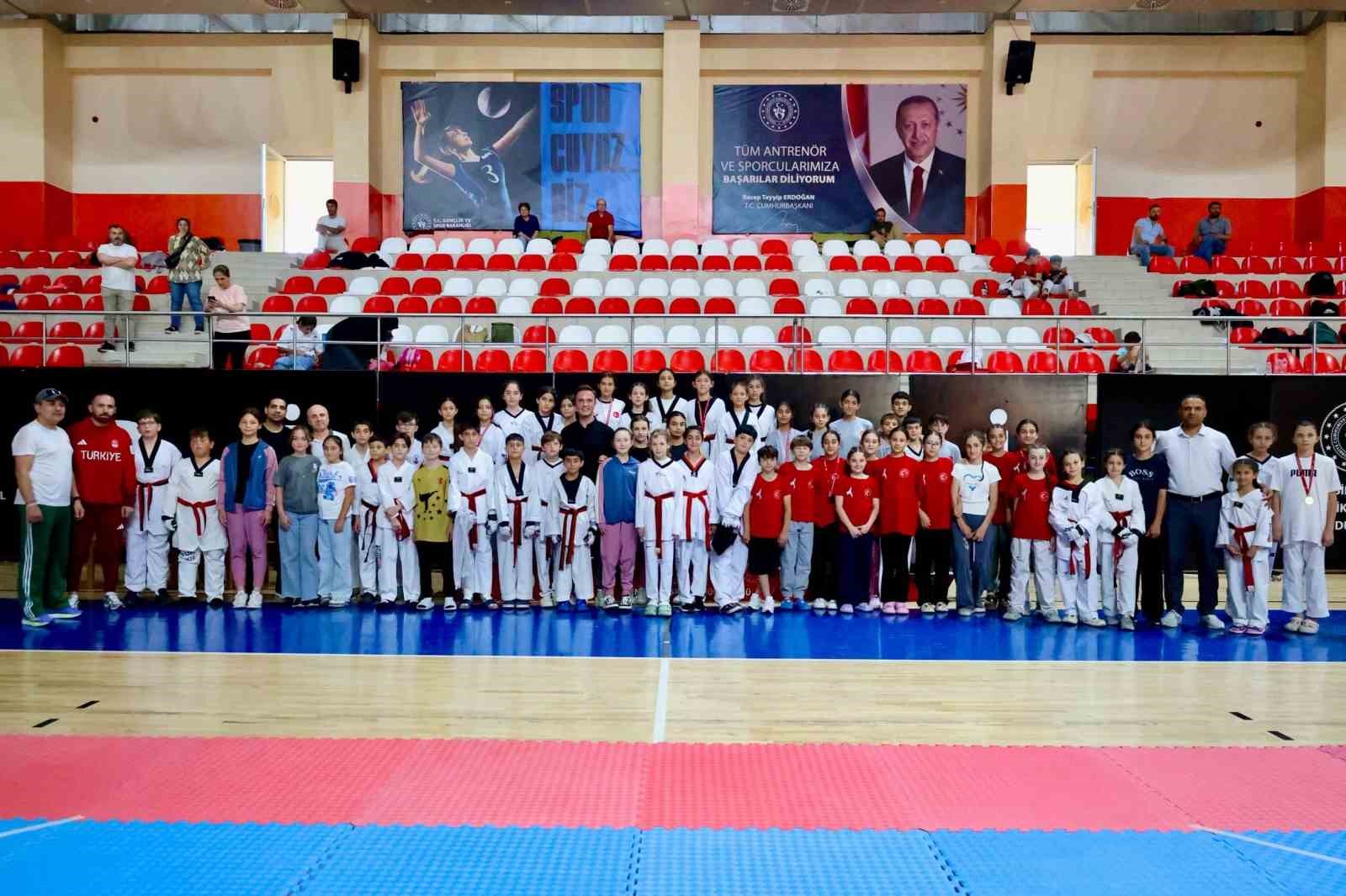 Minik taekwondocular ‘Batı Grubu Seçmelerinde’ ter döktü
