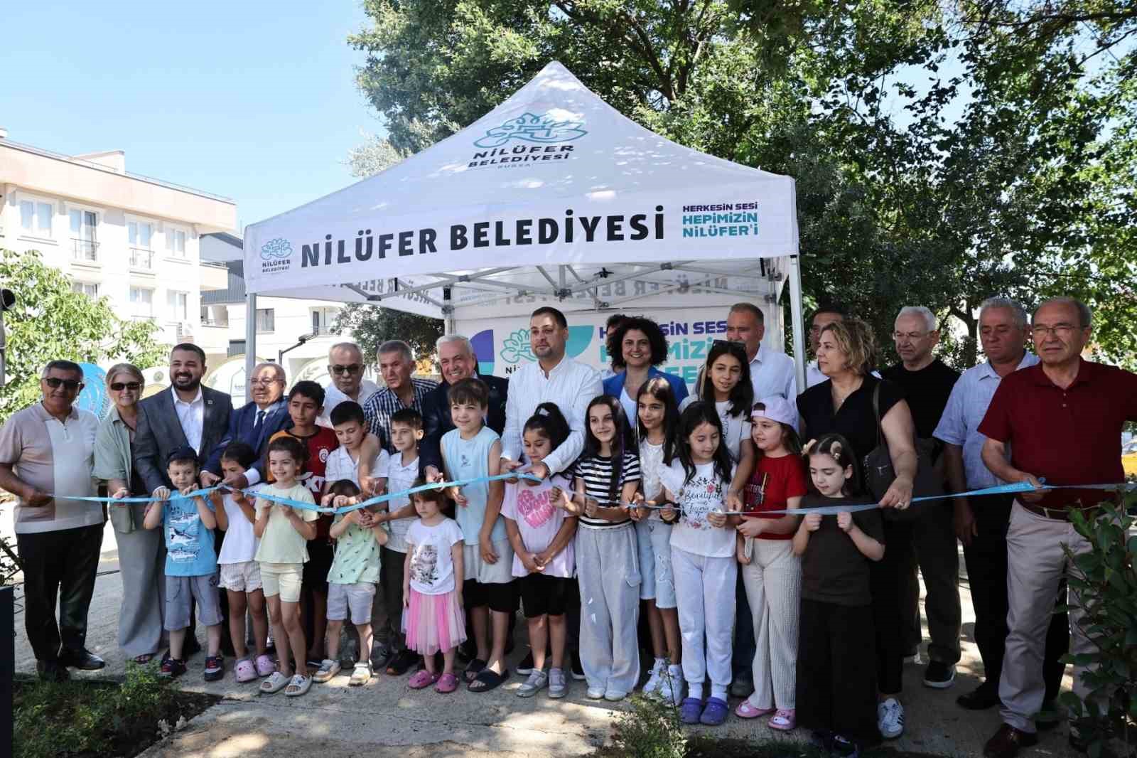 Nilüfer’de Çalı Mehmetçik Parkı açıldı
