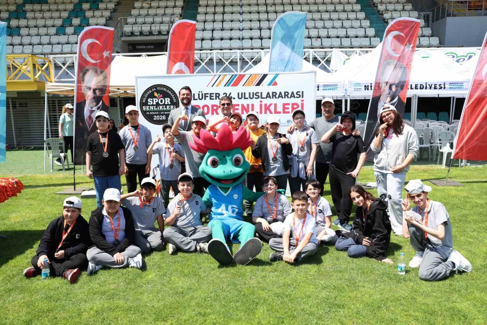 Nilüfer’de özel çocukların spor coşkusu

